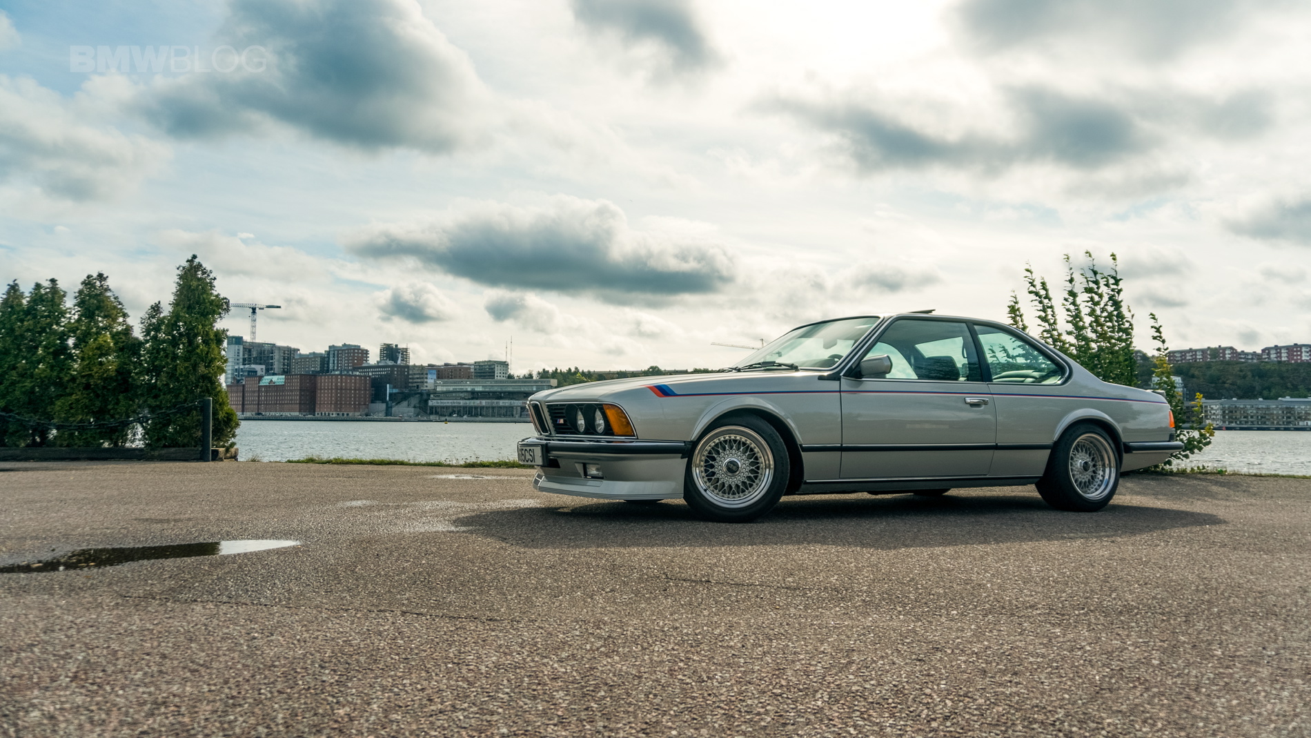 A classic restored BMW M635CSi