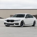 Alpine White BMW 740iL on ADV.1 Wheels (1)