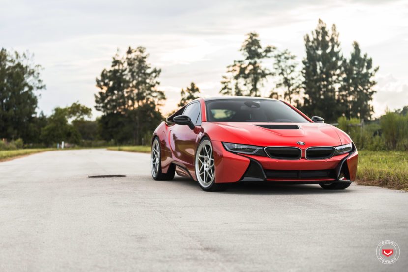 BMW i8 with Vossen Wheels