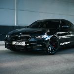 Carbon Black Metallic G30 BMW 5-Series with Vossen Wheels (2)