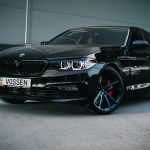Carbon Black Metallic G30 BMW 5-Series with Vossen Wheels (5)