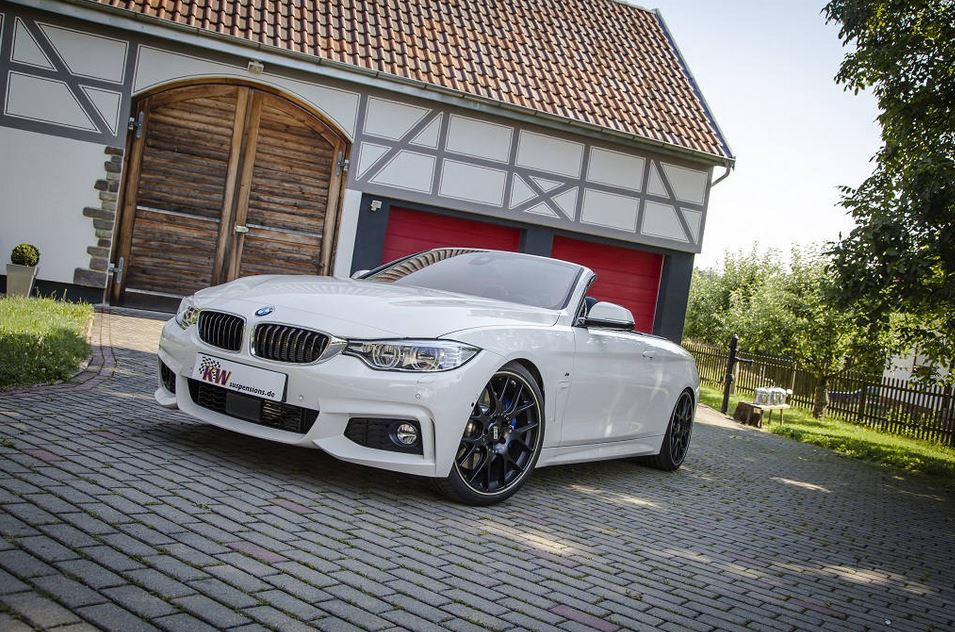 KW coilovers for BMW 4 Series convertible