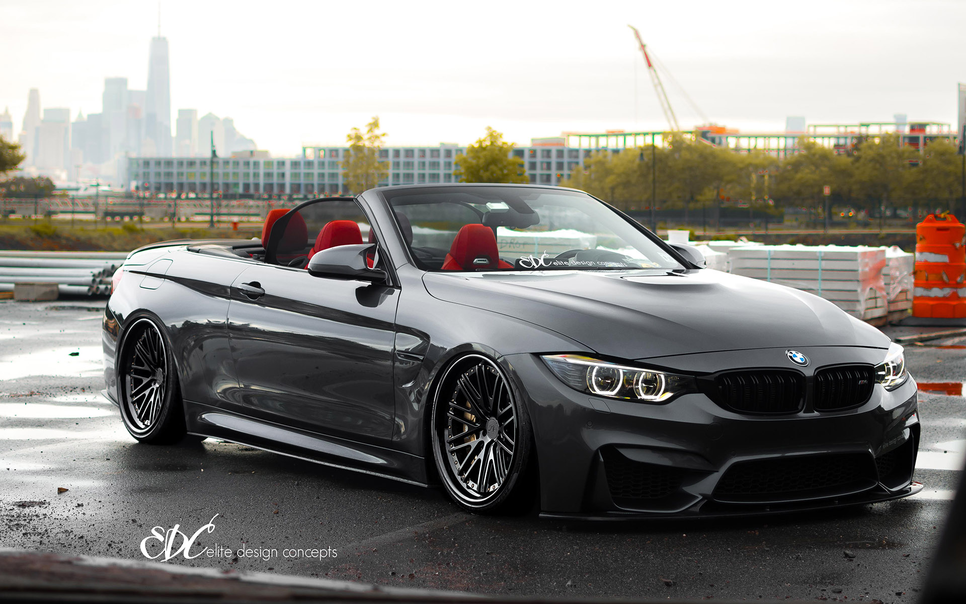 Mineral Grey BMW M4 Convertible with EDC rims